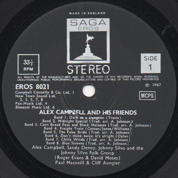 Alex Campbell (2) & Friends Of Alex Campbell (2) : Alex Campbell & His Friends (LP, Album)