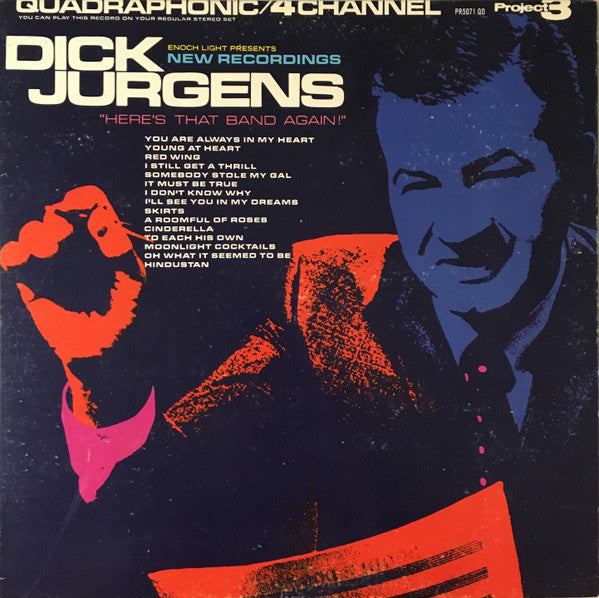 Dick Jurgens : Here's That Band Again (LP, Album, Quad)