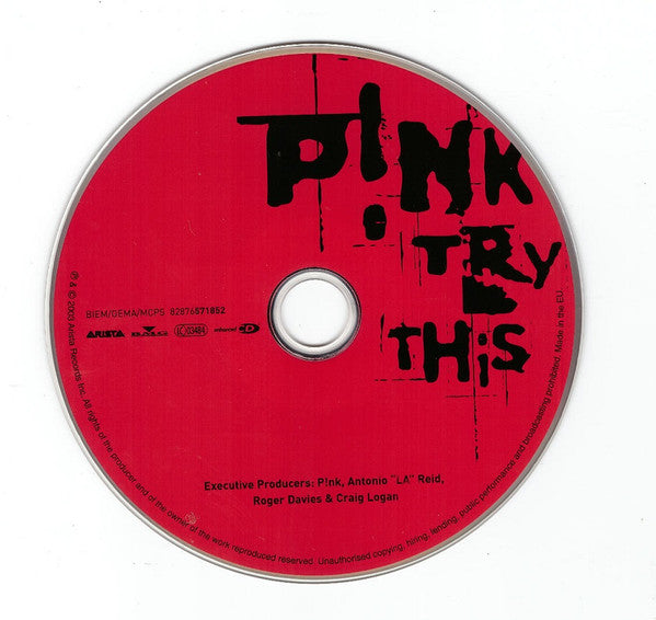 P!NK : Try This (CD, Album, Enh)