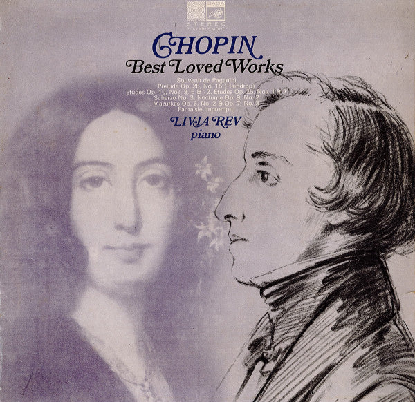 Frédéric Chopin, Livia Rev : The Best Loved Works Of Frederic Chopin  (LP, Album)