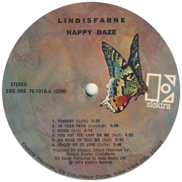 Lindisfarne : Happy Daze (LP, Album)