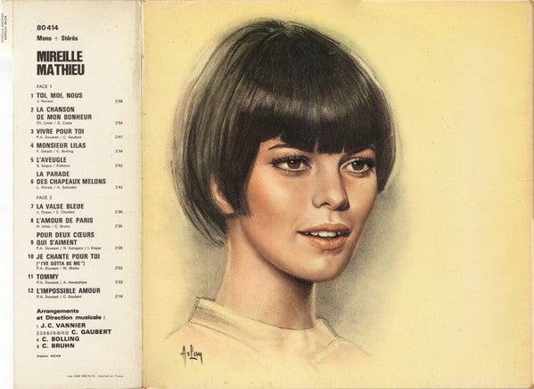 Mireille Mathieu : Olympia (LP, Album, Gat)