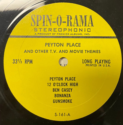 Unknown Artist : Theme From Peyton Place With Other TV And Film Greats (LP)