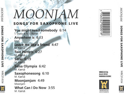 Moonjam : Songs For Saxophone Live (CD, Album)