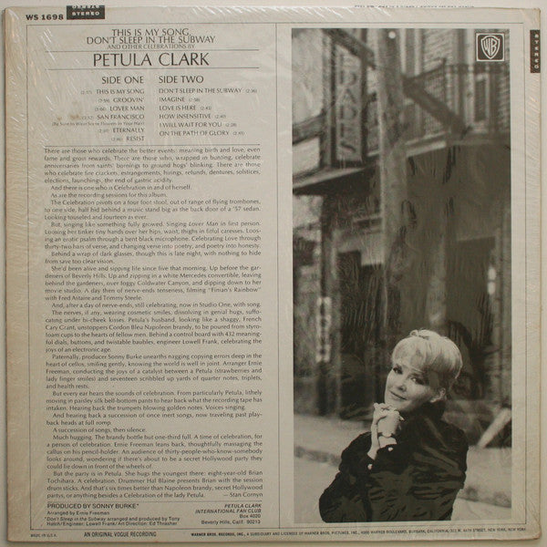 Petula Clark : These Are My Songs (LP, Album)