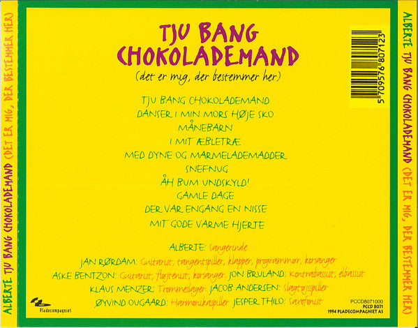 Alberte Winding : Tju Bang Chokolademand (Det Er Mig, Der Bestemmer Her) (CD, Album, RE)