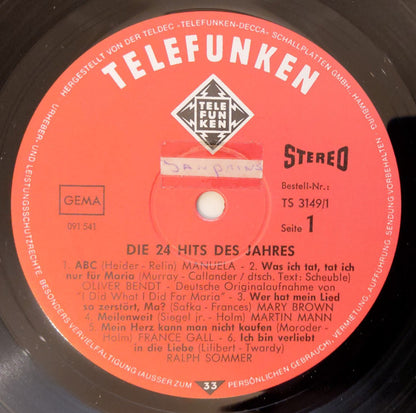 Various : Die 24 Hits Des Jahres (2xLP, Comp)