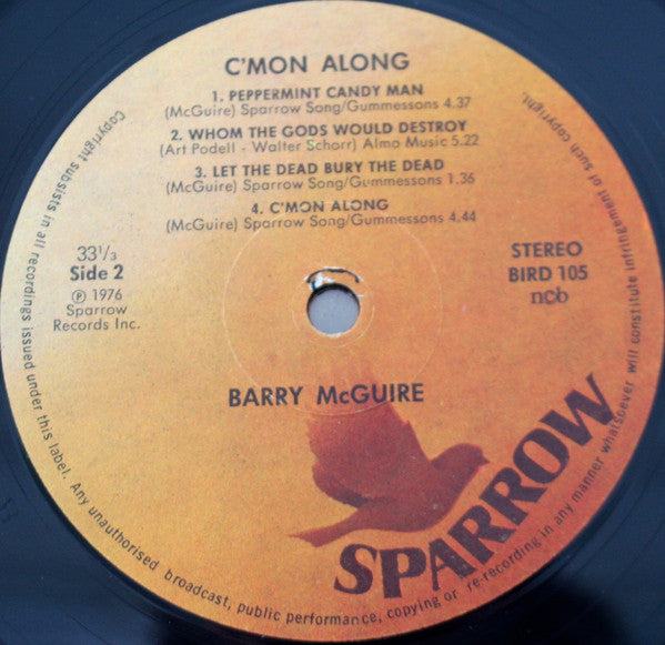 Barry McGuire : C'mon Along (LP, Album)