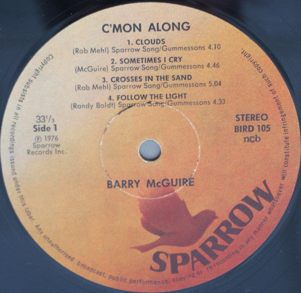 Barry McGuire : C'mon Along (LP, Album)