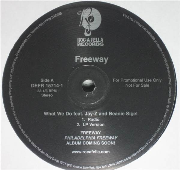 Freeway : What We Do (12", Promo)