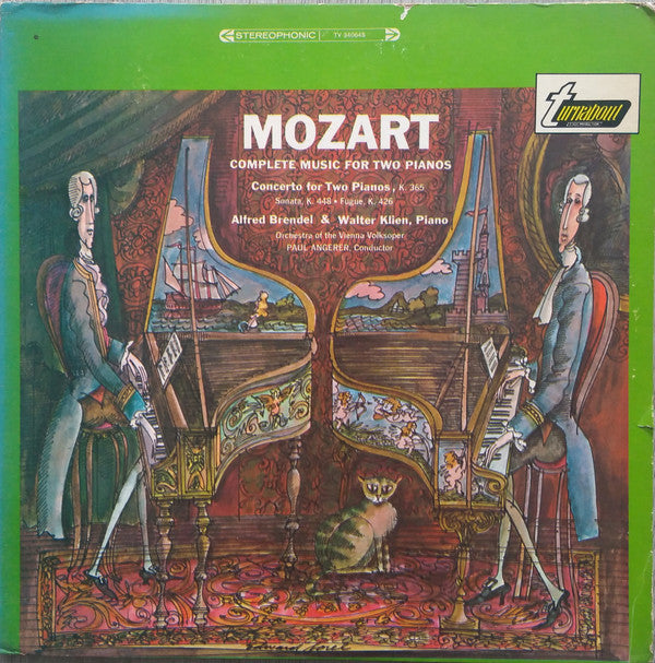 Wolfgang Amadeus Mozart, Alfred Brendel & Walter Klien : Complete Music For Two Pianos (LP, Album)