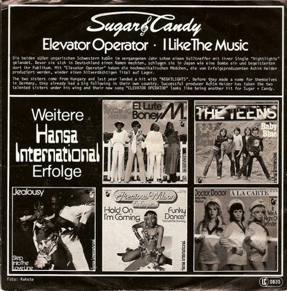 Sugar & Candy : Elevator Operator (7", Single)