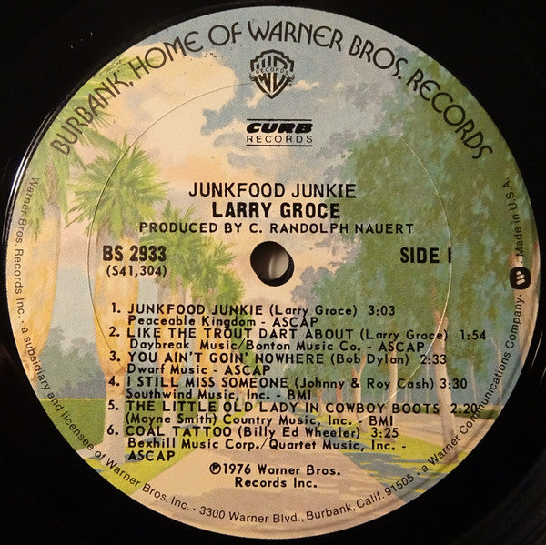 Larry Groce : Junkfood Junkie (LP, Album, Ter)