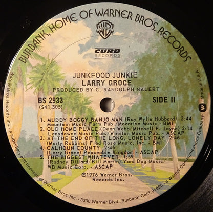 Larry Groce : Junkfood Junkie (LP, Album, Ter)