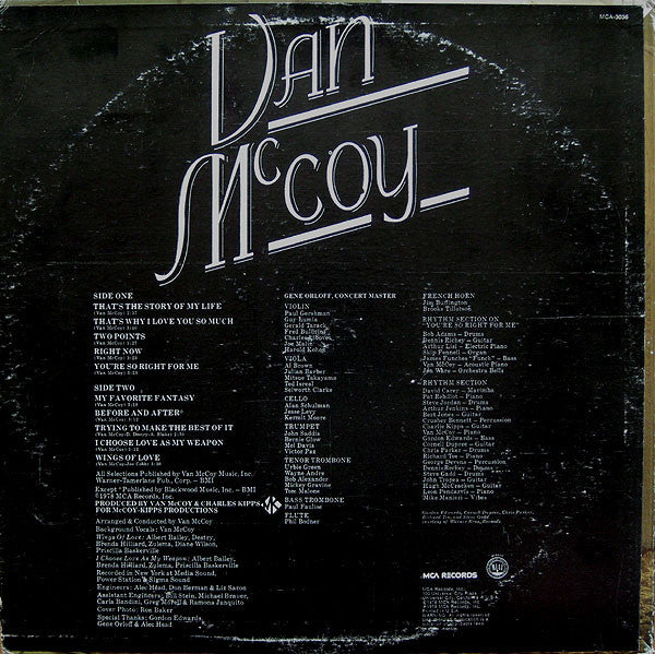 Van McCoy : My Favorite Fantasy (LP, Album, Glo)