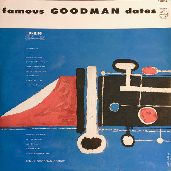 Benny Goodman Combos : Famous Goodman Dates (LP, Comp, RE, Min)