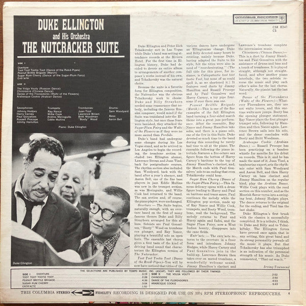 Duke Ellington And His Orchestra - Duke Ellington, Billy Strayhorn, Pyotr Ilyich Tchaikovsky : The Nutcracker Suite (LP, Album, RE)