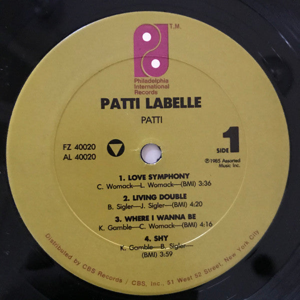 Patti Labelle : Patti (LP, Album, Pit)