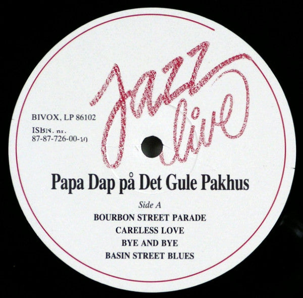 Papa Dap's Jazzband : På Det Gule Pakhus (LP, Album)