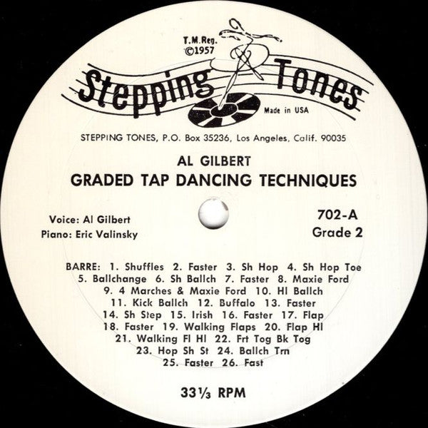 Al Gilbert : Graded Tap-Dancing Technique For The Whole World: Grade 2 (LP, Album)