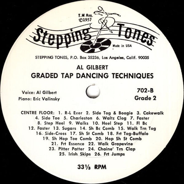 Al Gilbert : Graded Tap-Dancing Technique For The Whole World: Grade 2 (LP, Album)