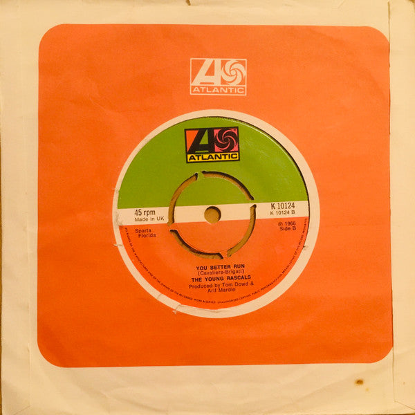 The Young Rascals : Groovin' (7", Single, RE, 4-P)