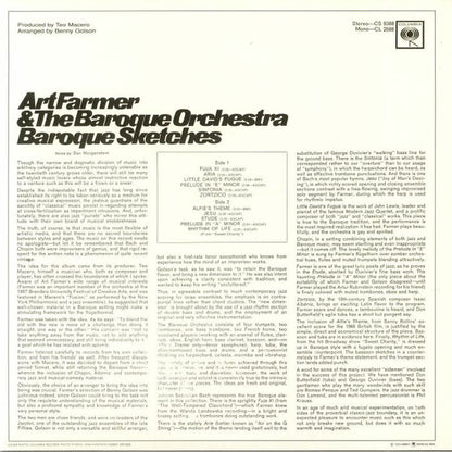 Art Farmer & The Baroque Orchestra : Baroque Sketches (LP, Album, RE)