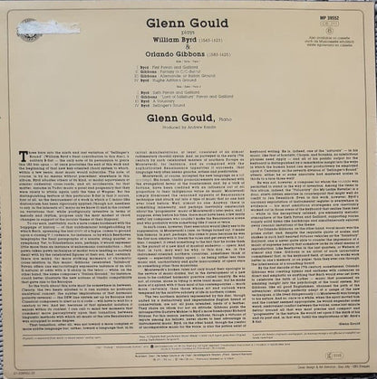 Glenn Gould, William Byrd, Orlando Gibbons : Glenn Gould Plays Music Of William Byrd And Orlando Gibbons (LP, Album, RM)