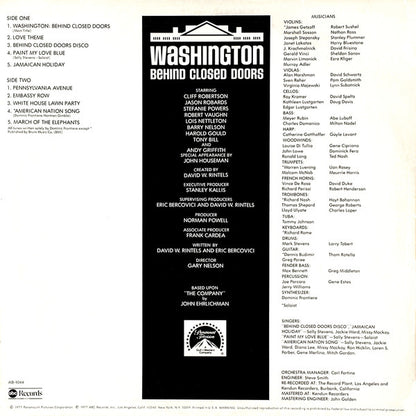 Dominic Frontiere : Washington: Behind Closed Doors (Original Music From) (LP, Album)