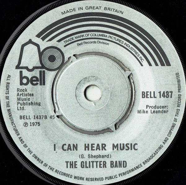 The Glitter Band : Love In The Sun (7", Single)