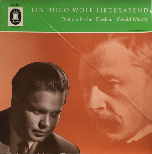 Hugo Wolf, Dietrich Fischer-Dieskau, Gerald Moore : Ein Hugo-Wolf-Liederabend (LP, Album, Mono, Gat)