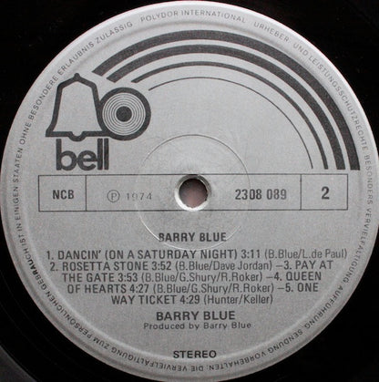 Barry Blue : Barry Blue (LP, Album)