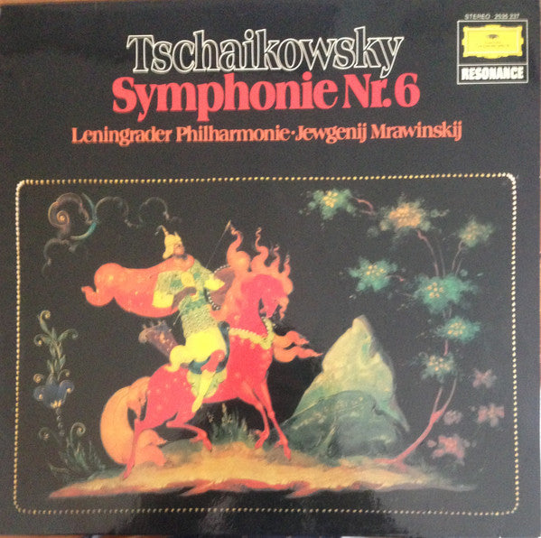 Pyotr Ilyich Tchaikovsky - Leningrad Philharmonic Orchestra, Evgeny Mravinsky : Symphonie Nr.6 (LP, RE)