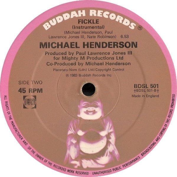 Michael Henderson : Fickle (12")