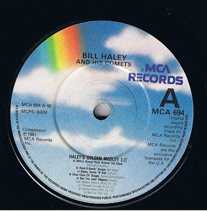 Bill Haley And His Comets : Haley's Golden Medley (7", Single)