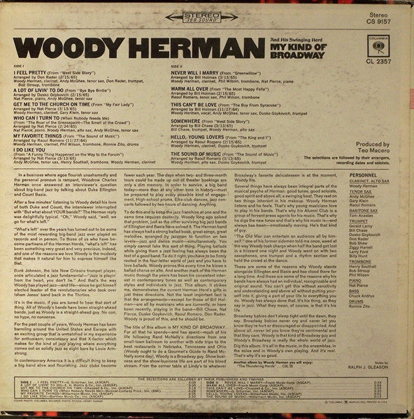 Woody Herman : My Kind Of Broadway (LP)