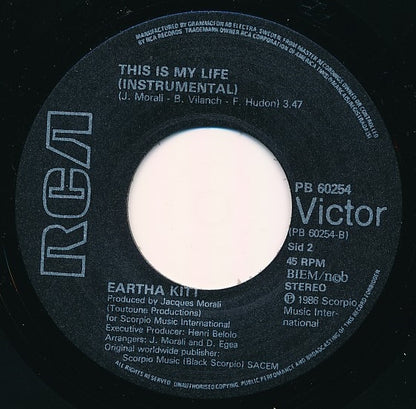 Eartha Kitt : This Is My Life (7", Single)