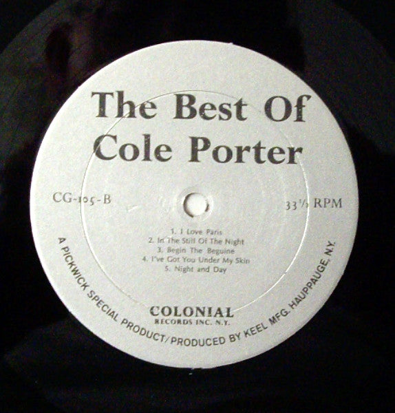 Various : The Best Of Cole Porter / The Best Of Jerome Kern (LP, Mono)