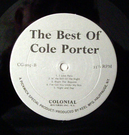 Various : The Best Of Cole Porter / The Best Of Jerome Kern (LP, Mono)