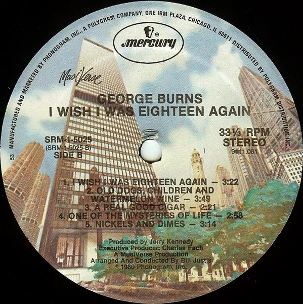 George Burns : I Wish I Was Eighteen Again (LP, Album)