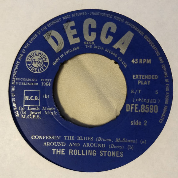 The Rolling Stones : Five By Five (7", EP, Mono)