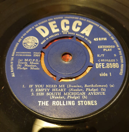 The Rolling Stones : Five By Five (7", EP, Mono)