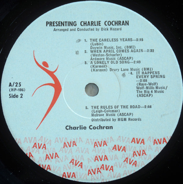 Charlie Cochran : Presenting Charlie Cochran (LP, Album, Mono)