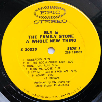 Sly & The Family Stone : A Whole New Thing (LP, Album, Promo, RE)