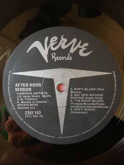 Herb Ellis - Roy Eldridge - Stan Getz - Ray Brown - Stan Levey : After Hour Session (LP, Album, Mono, RE)