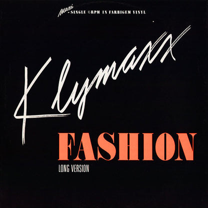 Klymaxx : Fashion (12", Maxi, Ora)