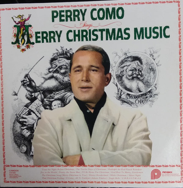 Perry Como : Perry Como Sings Merry Christmas Music (LP, Album, RE)