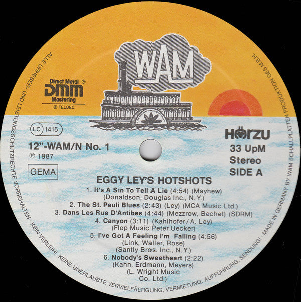 Eggy Ley's Hotshots : Eggy Ley's Hotshots (LP, Album)