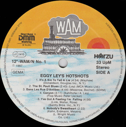 Eggy Ley's Hotshots : Eggy Ley's Hotshots (LP, Album)