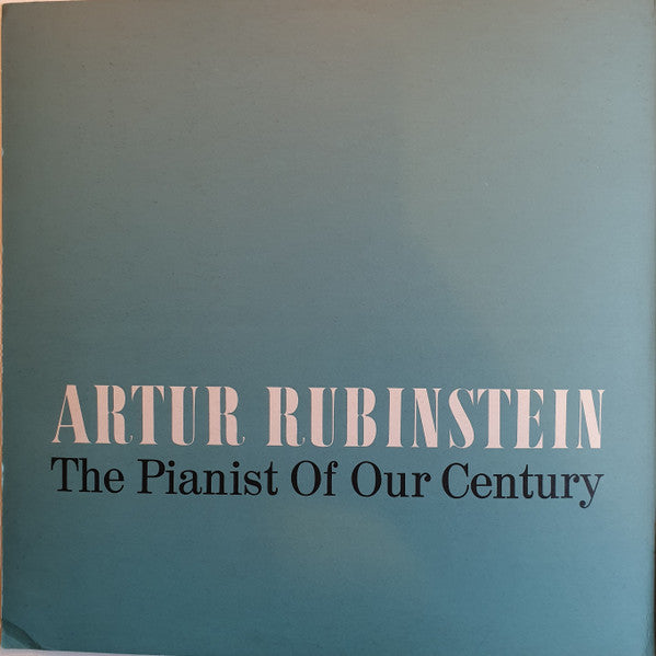 Frédéric Chopin – Arthur Rubinstein : Artur Rubinstein - The Pianist Of Our Century (LP, Gat)